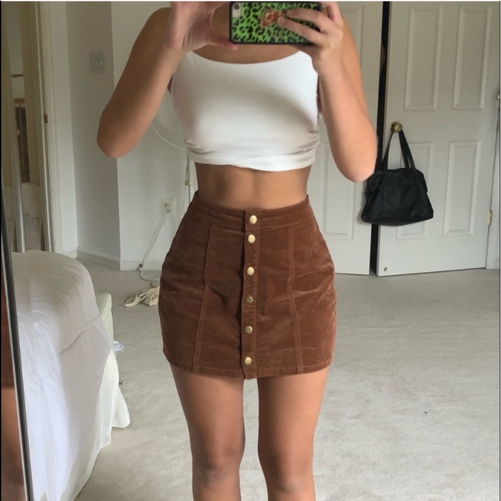 Brandy Melville Button Up Skirt